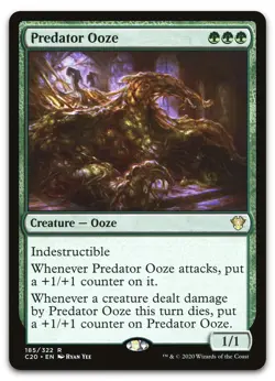 Predator Ooze #185 (NM) Commander 2020 C20 Magic MTG - Image 1