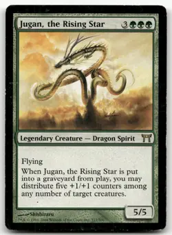 Jugan, the Rising Star #217 (MP) Champions of Kamigawa CHK Magic MTG - Image 1