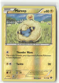 Pokemon Mareep Common XY - Steam Siege 38/114 NM - Image 1
