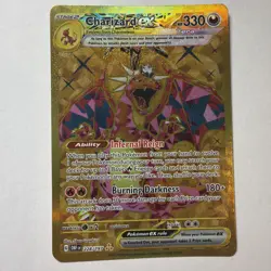 Pokemon - 228/197 Charizard ex SV03 Obsidian Flames Hyper Rare Full Art Holo TCG - Image 1