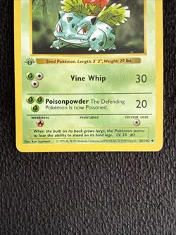 Pokemon Ivysaur Base Set Shadowless 30/102 Uncommon 1st Edition - Image 2