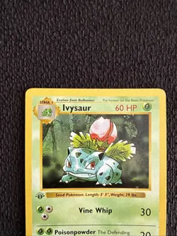 Pokemon Ivysaur Base Set Shadowless 30/102 Uncommon 1st Edition - Image 3