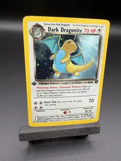 Pokemon TCG Dark Dragonite 1st Ed Team Rocket Holo Rare #5/82 - NM - Image 3