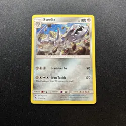 Steelix 125/214 Blister Exclusive Cosmos Holo NM Pokemon Card English - Image 1