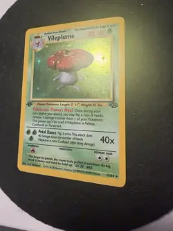 Pokemon TCG Vileplume Holo 1st Edition Jungle NM- - Image 3