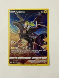Zekrom Brilliant Stars TG05/TG30 Holo Full Art Trainer Gallery TCG - Image 1