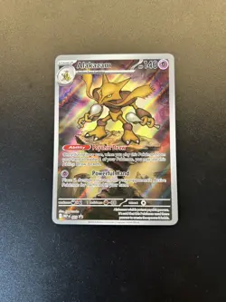 Pokemon TCG Alakazam MEP 009 Mega Evolution Black Star Promo - Image 2