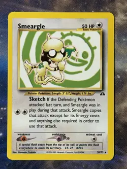 Smeargle 30/75 Neo Discovery Rare WOTC Pokemon NM - Image 1