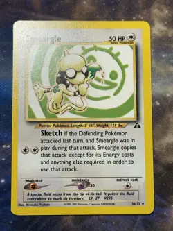 Smeargle 30/75 Neo Discovery Rare WOTC Pokemon NM - Image 3