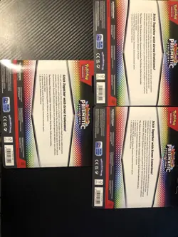 Pokemon TCG Prismatic Evolutions Tech Sticker Collection Set Lot Of 3 Sealed New - Image 2