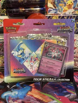 Pokemon TCG: Prismatic Evolutions Tech Sticker Collection: Sylveon Promo SEALED - Image 1