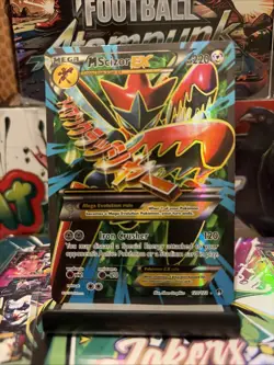 2016 Pokemon Mega Scizor EX Full Art Ultra Rare Holo Breakpoint 120/122 - Image 1