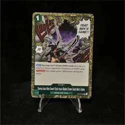 Demon Aura Nine Sword Style Asura Blades Drawn Dead Man's Game OP12-037 Event - Image 1