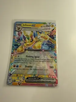 Pokemon Card Jolteon EX 030/131 Double Rare Scarlet Violet Prismatic Evolutions - Image 1
