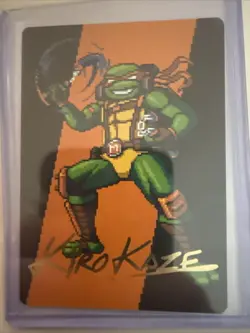 Magic: The Gathering Michelangelo, the Heart Art Card TMNT 35/54 Kirokaze Gold S - Image 1