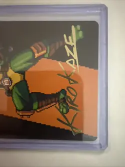 Magic: The Gathering Michelangelo, the Heart Art Card TMNT 35/54 Kirokaze Gold S - Image 3