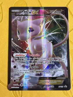 Mew EX XY126 Generations Ultra Rare Textured Full Art Promo Pokemon Card - Image 1