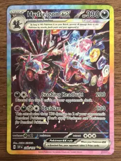POKEMON Surging Sparks HYDREIGON EX SIR Special Illustration Rare Card 240/191 - Image 3