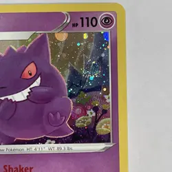 Gengar w/Swirl! SWSH052 Sword & Shield Black Star Promo Card Champions Path - Image 4