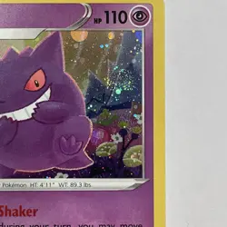 Gengar w/Swirl! SWSH052 Sword & Shield Black Star Promo Card Champions Path - Image 5
