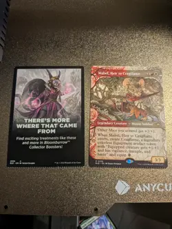 Magic: The Gathering Bloom Burrow Card Lot Mabel, Heir to Cragflame Crimped - Image 1