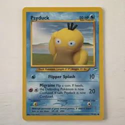 Psyduck 79/105 Pokemon Neo Destiny Card - LP - Image 1