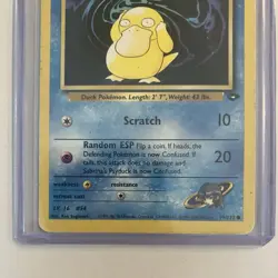 MP Sabrina's Psyduck 99/132 2000 Gym Challenge Regular Pokemon Card - Image 3