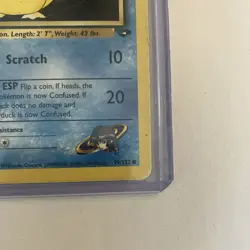 MP Sabrina's Psyduck 99/132 2000 Gym Challenge Regular Pokemon Card - Image 5