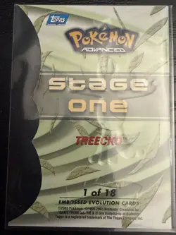 Topps Advanced Treeko Die-Cut Card - Image 2