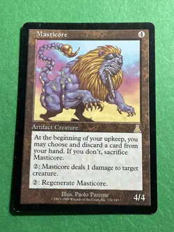 **Masticore** Urza's Destiny Magic the Gathering, MTG -Moderately Play- (MP) - Image 1