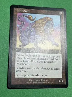 **Masticore** Urza's Destiny Magic the Gathering, MTG -Moderately Play- (MP) - Image 3