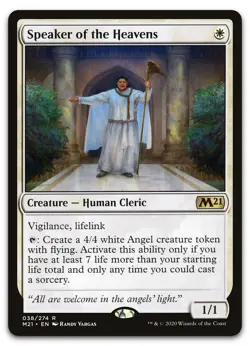 Speaker of the Heavens #38 (NM) Core Set 2021 M21 Magic MTG - Image 1