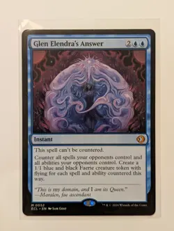 Magic: The Gathering MTG Lorwyn Eclipsed #52 Glen Elendra's Answer M NM - Image 1