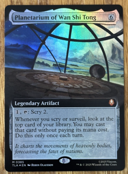 MTG Avatar: The Last Airbender, Planetarium of Wan Shi Tong - Extended Art Foil - Image 1