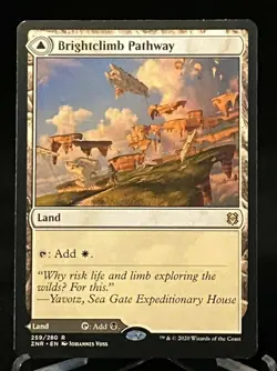 MTG Zendikar Rising Brightclimb Pathway / Grimclimb Pathway- Rare - Image 1