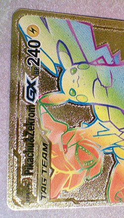 Pokemon TCG Pikachu & Zekrom GX Sun & Moon - Team Up 184/181 Holo Secret Rare - Image 2