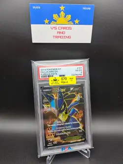 2014 POKEMON XY FURIOUS FISTS FA LUCARIO EX #107 PSA 4 - Image 1