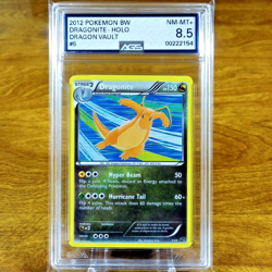 Pokemon Black & White Dragon Vault Dragonite 5/20 AGS NM-MT+ 8.5 Holo Rare 2012 - Image 1