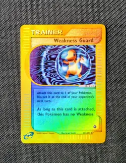 Pokemon Weakness Guard 141/147 Aquapolis Reverse Holo LP Pokemon Card E-READER - Image 1