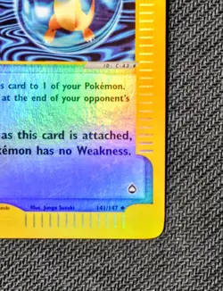 Pokemon Weakness Guard 141/147 Aquapolis Reverse Holo LP Pokemon Card E-READER - Image 5