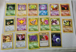 17 x Team Rocket Pokemon Cards Bundle No Duplicates - Image 1