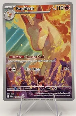 Rapidash 189/182 (NM) - SV10: Destined Rivals - Illustration Rare - Pokemon TCG - Image 1