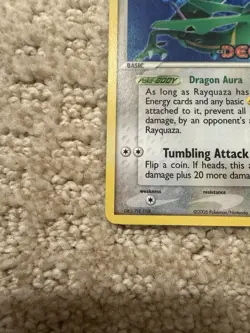 2005 Pokemon EX Deoxys Rayquaza-Reverse Holo Foil #22 - Image 5