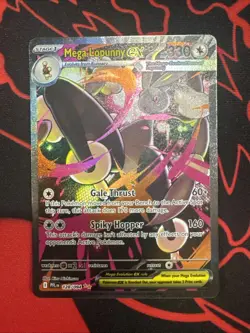 Pokemon TCG Mega Lopunny Ex SIR Phantasmal Flames Special Illustration - Image 1