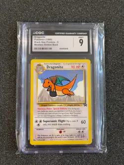 Dragonite Pokemon (1999), Black Star Promo 5 Mewtwo Strikes Back, CGC MINT 9.0 - Image 3