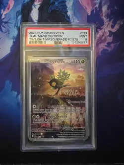 Teal Mask Ogerpon - 123 (Pokemon Center Exclusive) 123 Sv:Scarlet & Violet PSA 9 - Image 4