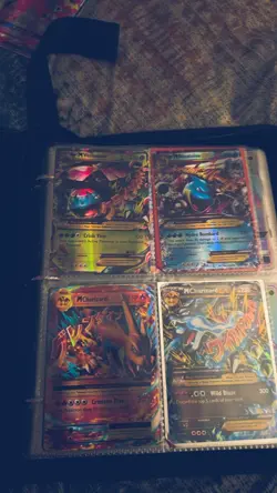 Pokemon TCG Hidden Fates GX/EX Full Art Holo/Foil Lot (4) in Binder - Image 2