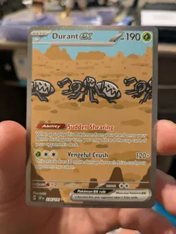 2024 Pokemon SSP PSA 10 Durant EX Holo Rare Card 236/191 Sv08: Surging Sparks - Image 1