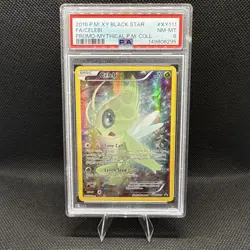 2016 Pokemon XY Black Star Promo Mythical Collection Celebi FA #XY111 PSA 8 - Image 1