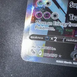 Mewtwo V Pokemon Go Alternate Full Art Holo Rare 072/078 Pokemon TCG Near Mint - Image 4